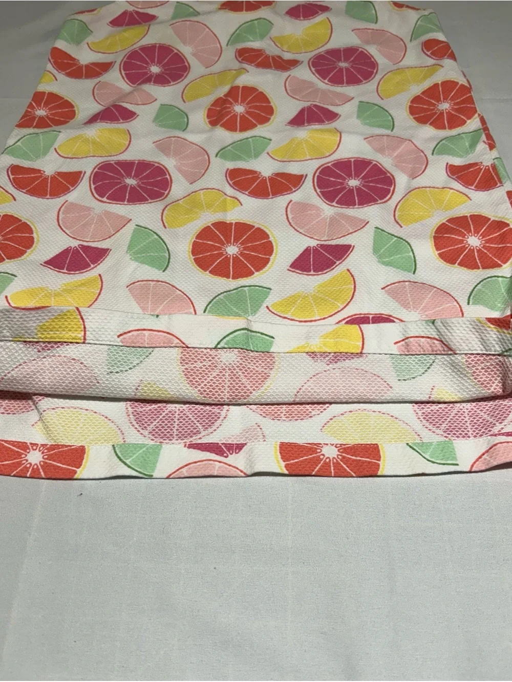 Gymboree Girls 6 White Fruit Punch Citrus Halter Dress Classic Summer Party
